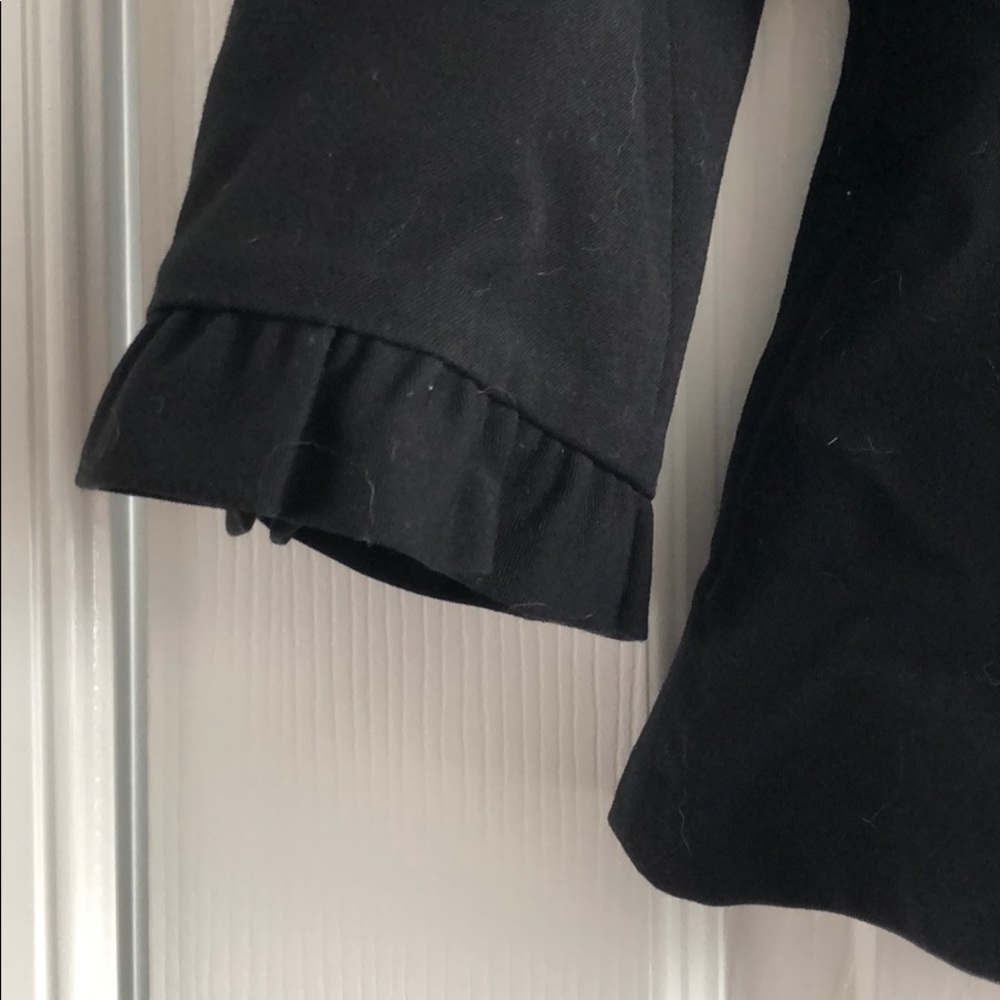WHBM Ruffle Sleeve Cropped Blazer - Picture 3 of 4